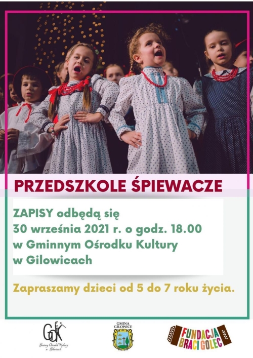 Zapisy do grup śpiewaczych Fundacji Braci Golec