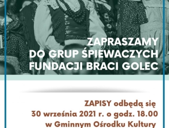 Zapisy do grup śpiewaczych Fundacji Braci Golec - zdjęcie1