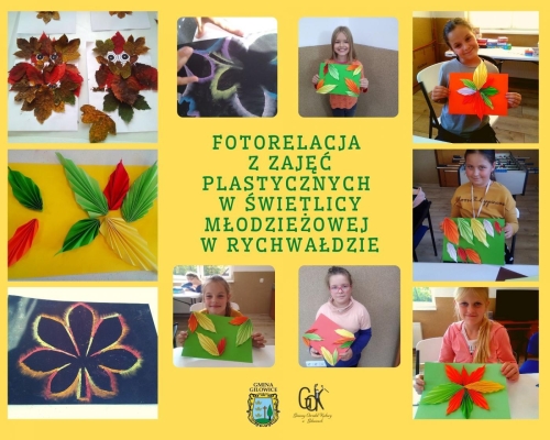 Świetlica młodzieżowa w Rychwałdzie - zajęcia plastyczne