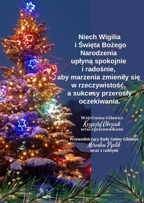 Życzenia od Wójta i Rady Gminy Gilowice