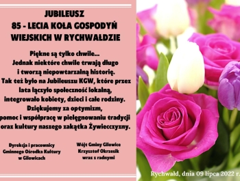 Jubileusz 85 - lecia KGW Rychwałd - zdjęcie4