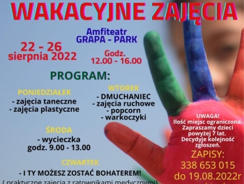 II część wakacyjnych zajęć z GOK Gilowice i PKS "Olimpijczyk" Gilowice 2022 - zdjęcie1