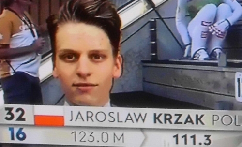 Sukces Jarosława Krzaka w Courchevel