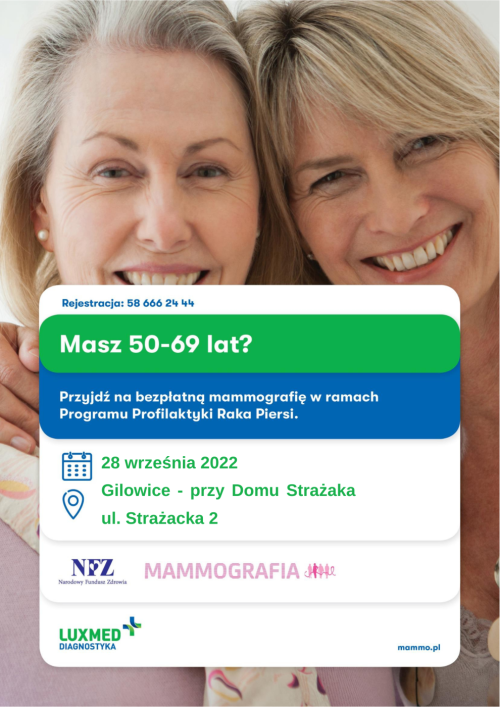 Badanie w mobilnej pracowni mammograficznej LUX MED we wrześniu!