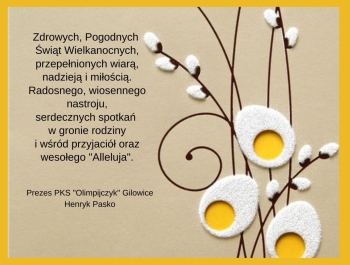 Życzenia Wielkanocne - PKS "Olimpijczyk" Gilowice - zdjęcie2
