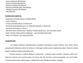 Wyniki z 30. Jubileuszowego Konkursu na Tradycyjną Palmę Wielkanocną - zdjęcie1