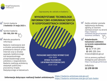 Urząd Statystyczny w Katowicach informuje o planowanych badaniach ankietowych - zdjęcie1
