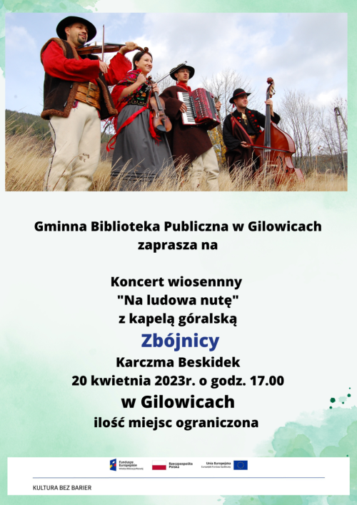Gminna Biblioteka Publiczna w Gilowicach realizuje zadanie „Coolturalnie w Gilowicach”
