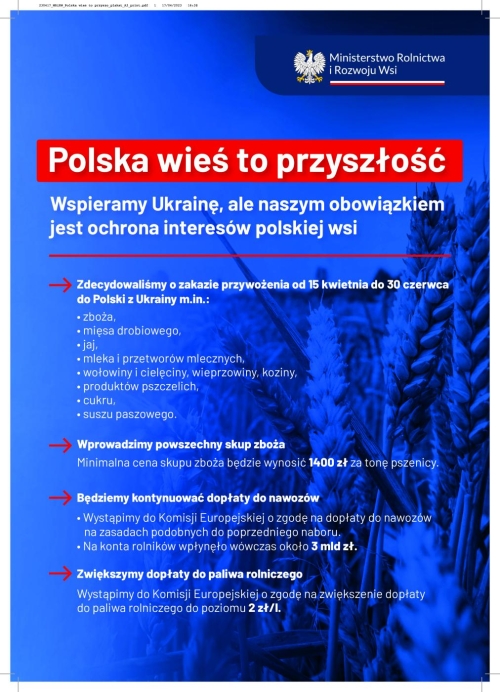 POLSKA WIEŚ TO PRZYSZŁOŚĆ