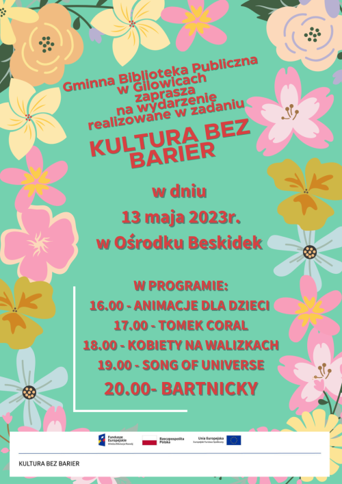 Zaproszenie od Gminnej Biblioteki Publicznej w Gilowicach