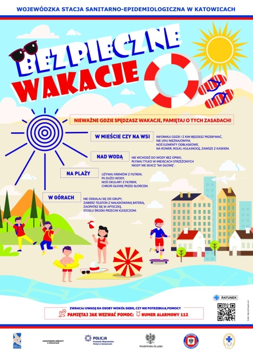 BEZPIECZNE WAKACJE