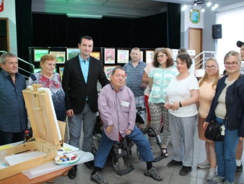 Obrazy ustami malowane - wystawa Mikołaja Kastelika - zdjęcie11