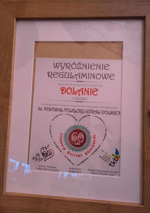 Regionalny Zespół DOLANIE na 60. Jubileuszowym Tygodniu Kultury Beskidzkiej - podsumowanie
