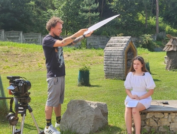 Kulturalnie w Gilowicach - prace nad filmem - zdjęcie28