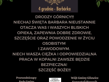 ŻYCZENIA Z OKAZJI BARBÓRKI 4 grudnia 2023 r. - zdjęcie1