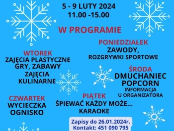 Ferie zimowe Rychwałd - zapisy - zdjęcie1