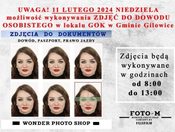 INFORMACJA DOTYCZĄCA MOŻLIWOŚCI WYKONANIA ZDJĘĆ - zdjęcie1