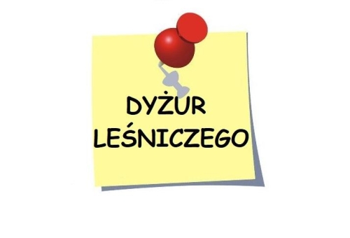 DYŻUR LEŚNICZEGO W URZĘDZIE GMINY W GILOWICACH