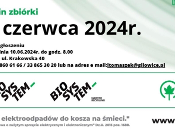 INFORMACJA - ZBIÓRKA ELEKTROŚMIECI 10 i 11 czerwca 2024 r. - zdjęcie2