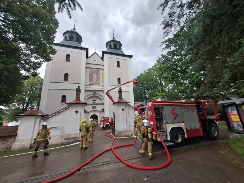 MIĘDZYGMINNE ĆWICZENIA OSP NA OBIEKCIE