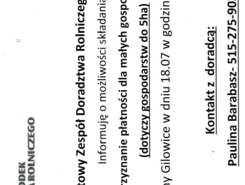 INFORMACJA - POWIATOWE CENTRUM DORADZTWA ROLNICZEGO W ŻYWCU - zdjęcie1