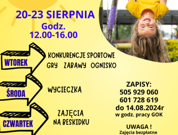 KOLEJNY ETAP WAKACYJNYCH ZAJĘĆ - zdjęcie1