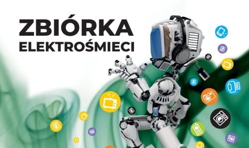 ZBIÓRKA ELKTROŚMIECI - SZCZEGÓŁY NA PLAKACIE
