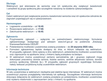 BEZPIECZNY SENIOR - JAK NIE DAĆ SIĘ OSZUKAĆ W INTERNECIE - zdjęcie2