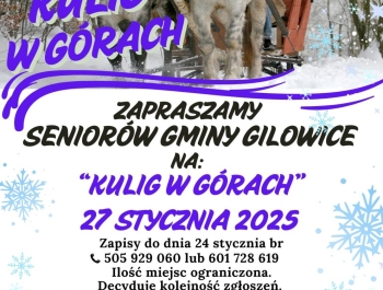 KULIG W GÓRACH - ZAPROSZENIE DLA SENIORÓW - zdjęcie1