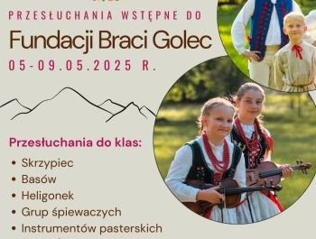 PRZESŁUCHANIA WSTĘPNE DO FUNDACJI BRACI GOLEC - zdjęcie1