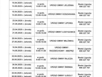 INFORMACJA O DYŻURACH EKODORADCÓW - zdjęcie2