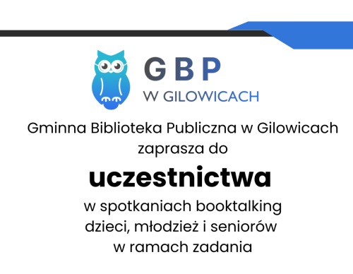 Informacje z GBP w Gilowicach