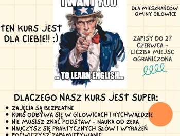 Bezpłatny, wakacyjny kurs języka angielskiego od podstaw dla osób 50+ - zdjęcie1