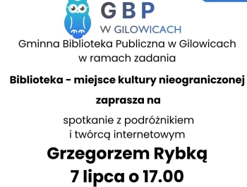 Zaproszenie z Gminnej Biblioteki Publicznej w Gilowicach - zdjęcie2
