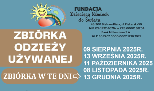ZBIÓRKA ODZIEŻY UŻYWANEJ