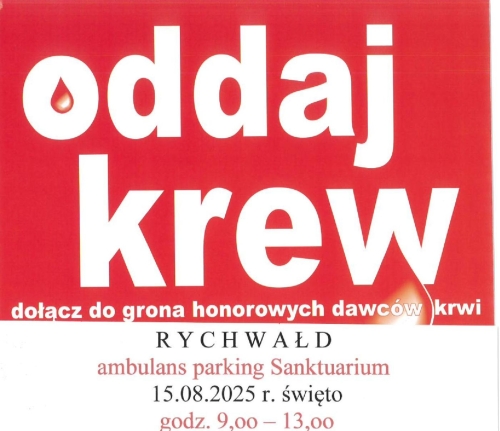 ODDAJ KREW!