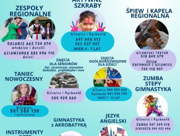 Zapisy na dodatkowe zajęcia w gminie Gilowice organizowane przy Gminnym Ośrodku Kultury w Gilowicach - zdjęcie2