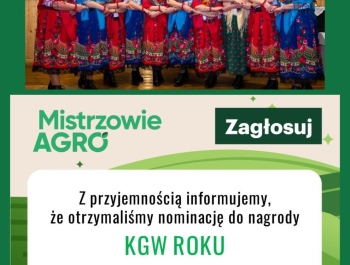 Nominacja dla Koła Gospodyń Wiejskich KŁOS z Gilowic - zdjęcie1