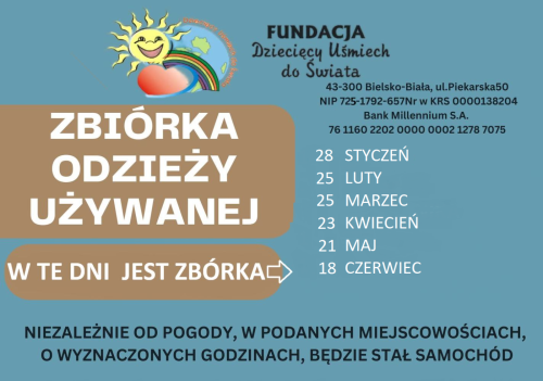 ZBIÓRKA ODZIEŻY UŻYWANEJ